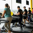 Local. El gimnasio Smart Fit que se inauguró en el Mall de Sol.