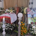 Marco Angulo es velado en su natal Rocafuerte, parroquia del cantón Río Verde, en Esmeraldas.