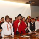 Leonidas Iza anunció que la Conaie se sumará a las movilizaciones del FUT, en contra de las políticas de Daniel Noboa.