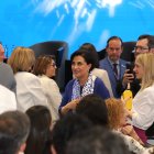 pie de foto: La canciller Sommerfeld participó del Encuentro Empresarial Iberoamericano.