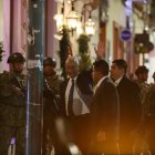 El presidente de Portugal, Marcelo Rebelo de Sousa, fue visto ingresando a uno de los hoteles del centro de Cuenca.