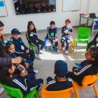 Escena. En colegios se realizan actividades lúdicas para el alumnado.