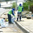 A diario se retira 10 toneladas de esta vía.