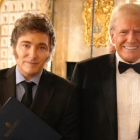 El presidente de Argentina, Javier Milei, asisitió a un evento exclusivo del presidente electo de Estados Unidos, Donald Trump.