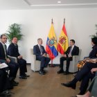 El presidente Daniel Noboa y el rey de España Felipe VI firmaron un acuerdo de cooperación bilateral para programas sociales.