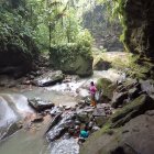 Panorama. El Geoparque ha sobrevivido gracias a las mingas y las actividades ambientales de la comunidad.