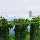 Ciudad de Singapur (Singapur) representada en la simulación efectuada por el software Green Maker. Imagen The Why Factory.