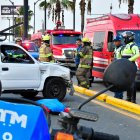 La tarde este 17 de noviembre se registró el accidente en la avenida de Las Américas, que terminó colapsada.