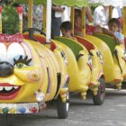 Vehículo folclórico. Realiza maniobras peligrosas como atracción.