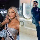 Byron Villamar en su presencia en el Miss Universo 2024