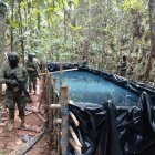 Acciones. Una de las cuatro piscinas halladas por las FF. AA.

AG-EXPRESO