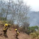 Loja. Lleva días lidiando con los incendios, las pérdidas son grandes.
