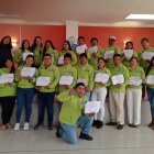 Acto. El equipo recibió técnicas de bienestar familiar.