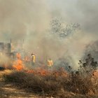 Un incendio forestal en Guayaquil.