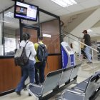 Sala de espera de la Fiscalía del Guayas, en el centro de Guayaquil.