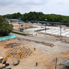 En salitral se avanza en las obras civiles para implementar los motores.