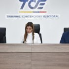 La presidenta del Tribunal Contencioso Electoral (TCE), la jueza Ivonne Coloma.