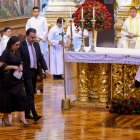El alcalde Pabel Muñoz acudió a la iglesia La Merced para participar de la ceremonia religiosa de agradecimiento Tedeum