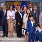 Los embajadores Cristian Espinosa, Mauricio Montalvo, la ministra Romina Muñoz, Liany Certain, Mónica Espinel de Reich, Adriana Ospina, Ernesto Hidalgo, Eduardo Tábara Castro y su familia.