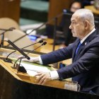 El primer ministro israelí, Benjamín Netanyahu, en una de sus recientes apariciones públicas,
