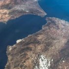 "Mar de plástico" visto desde el espacio.