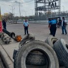 En el sitio participaron agentes de control municipal y trabajadores municipales.
