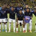 Seleccionado de Ecuador que enfrentó y ganó a Colombia en Barranquilla