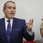 El canciller de Perú durante una entrevista con EFE