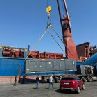 Terminal. Está por llegar a Guayaquil el motor, generador y otras piezas necesarias para la central de Esmeraldas.