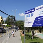 Obra. Los trabajos de repavimentación vial empezaron el fin de semana.