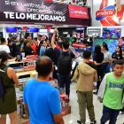 Electrodomésticos. Las personas compraron más televisores, refrigeradoras, cocinas y lavadoras.