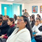 Acto. Las capacitaciones la recibieron jóvenes de Quito