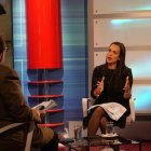 La ministra de Energía (encargada), Inés Manzano, en entrevista, este 26 de noviembre de 2024.