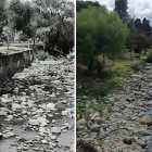 Así lucen los ríos en Cuenca.