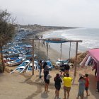 Entretenimiento. A orillas del mar, locales y extranjeros pescan. Guayaquileños han armado grupos para practicar la pesca deportiva y bucear.