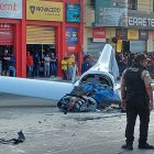 El accidente de la avioneta de la FAE se registró la tarde de este martes 26 de noviembre en La Libertad.