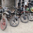 Seis motocicletas fueron recuperadas en el operativo.