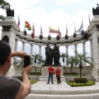 El Hemiciclo de la Rotonda es uno de los puntos turísticos más importantes de Guayaquil.