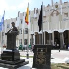 Parte interior del colegio Vicente Rocafuerte, ubicado en el centro de Guayaquil.