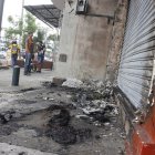 Los extorsionadores colocan explosivos en los locales para amedrentar a sus propietarios.