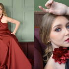 En detalles, sets o vestidos este color aporta un toque de lujo en sus outfits navideños.