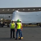 Arribaron 23 nuevos generadores para la central termoeléctrica del Salitral.