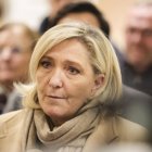 La líder de la extrema derecha francesa, Marine Le Pen, en el Palacio de Justicia de París, el 27 de noviembre de 2024.