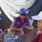Una brigada del Ministerio de Inclusión Económica y Social estuvo en Tungurahua.