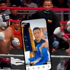 Jaime Kaviedes uso pantaloneta y botas del boxeador Maxi James.