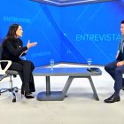 La ministra de Energía (encargada), Inés Manzano, en entrevista este 3 de diciembre de 2024.