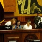 La presidenta de la Asamblea, Viviana Veloz, en una de las últimas sesiones.