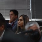 Maribel Barreno durante el juicio por el delito de obstrucción a la justicia.