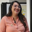 La exministra de Energía, Andrea Arrobo expuso las razones para no exponer chats con Noboa.