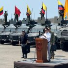 La entrega de blindados fue en la plataforma norte del Ala de Combate #23 en Jaramijó.